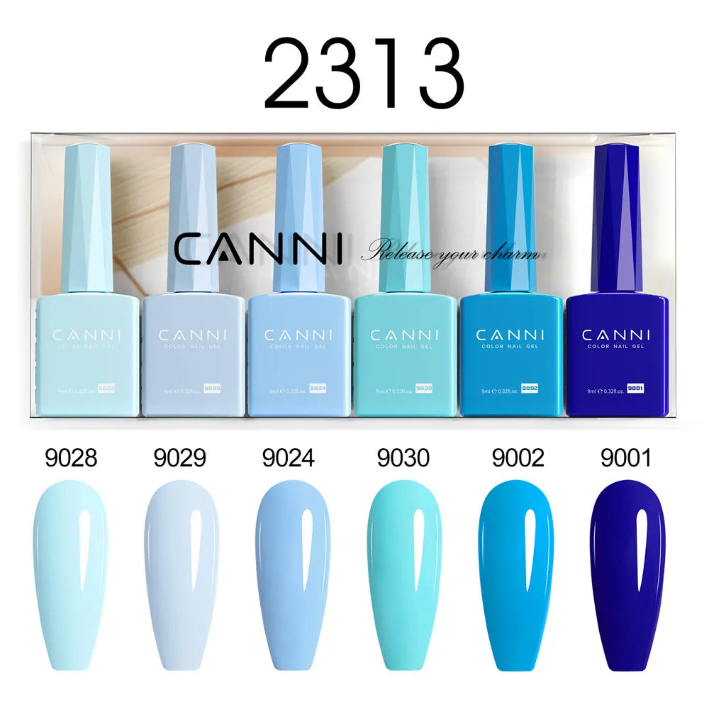 CANNI HEMA TPO FREE 9ml BIAB Colorful Rubber Base Gel UV Construction Quick Builder Nail Gel Polish Kit Self Leveling French Nails