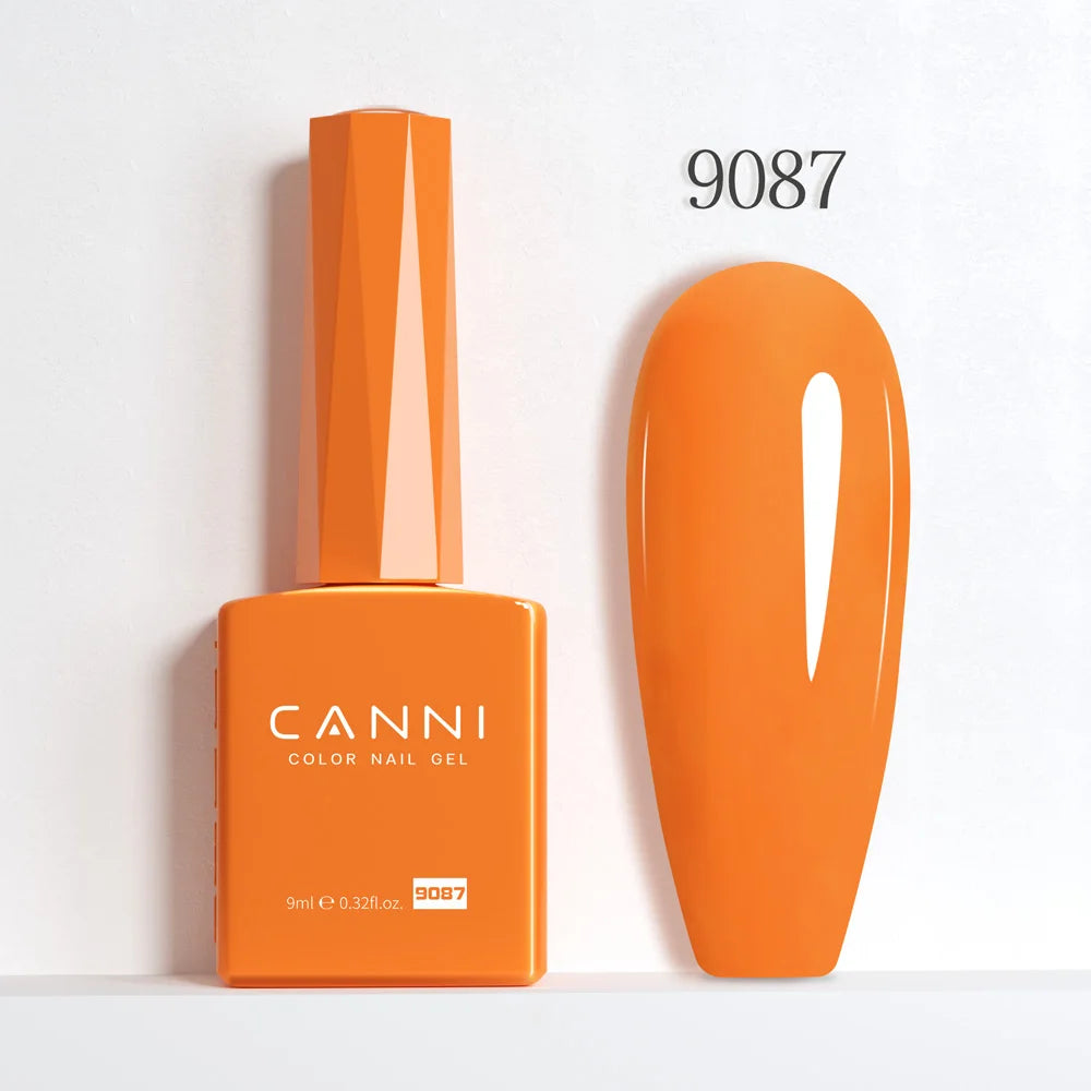 CANNI Hema Free Nail Glue Christmas Decoration Sticker Glue Semi Permanent Soak Off LED UV Nail Gel Polish Red Color Collection