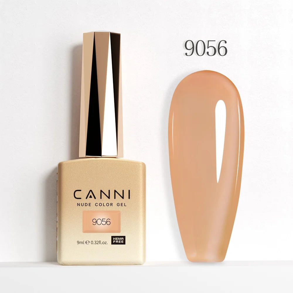 CANNI Hema Free Nail Glue Christmas Decoration Sticker Glue Semi Permanent Soak Off LED UV Nail Gel Polish Red Color Collection
