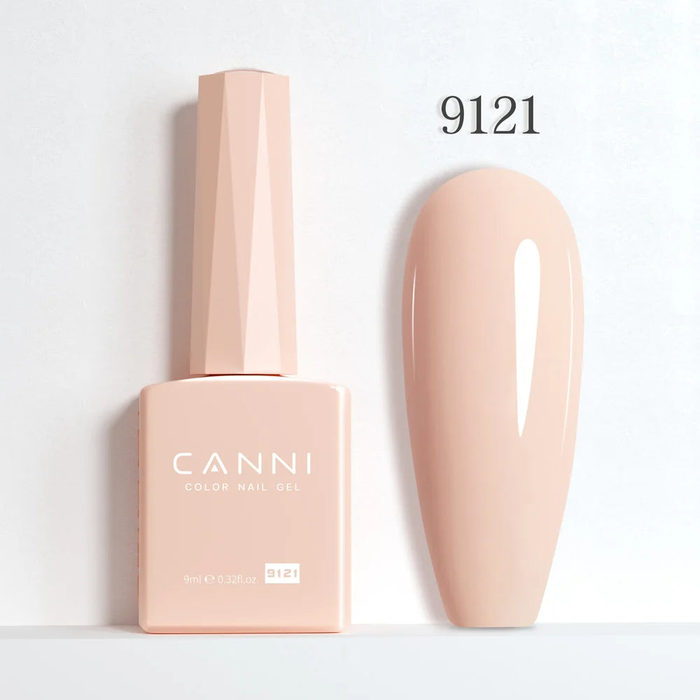 CANNI Hema Free Nail Glue Christmas Decoration Sticker Glue Semi Permanent Soak Off LED UV Nail Gel Polish Red Color Collection