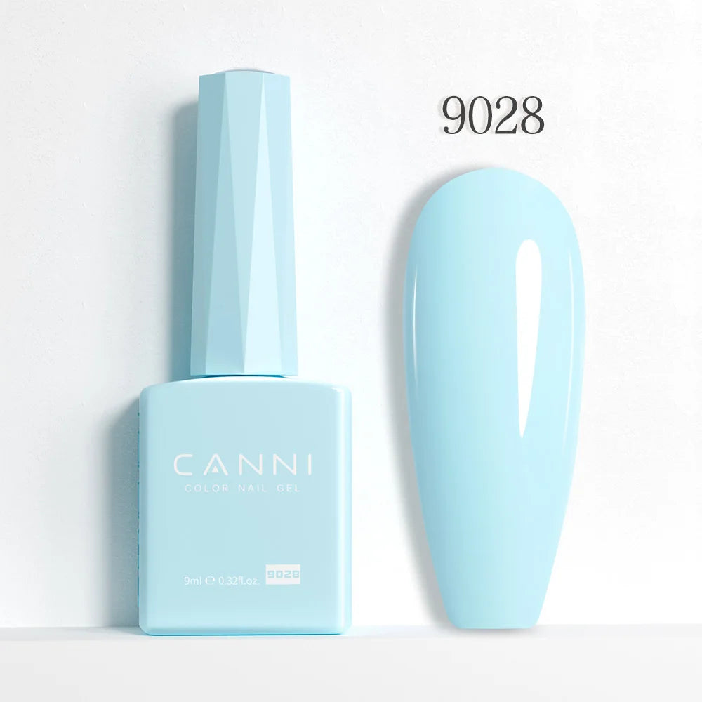CANNI Hema Free Nail Glue Christmas Decoration Sticker Glue Semi Permanent Soak Off LED UV Nail Gel Polish Red Color Collection