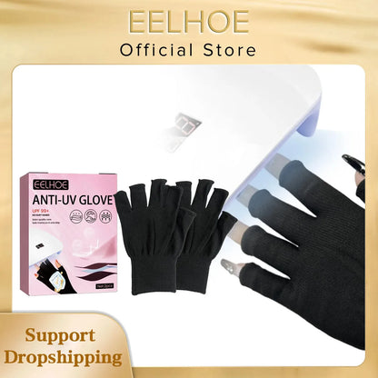 Uv Gant de protection des ongles Manicure Uv Rays Nails LED Lamp Anti-Radiation Gloves Nail Art Tools Guard Nail Beauty Tools