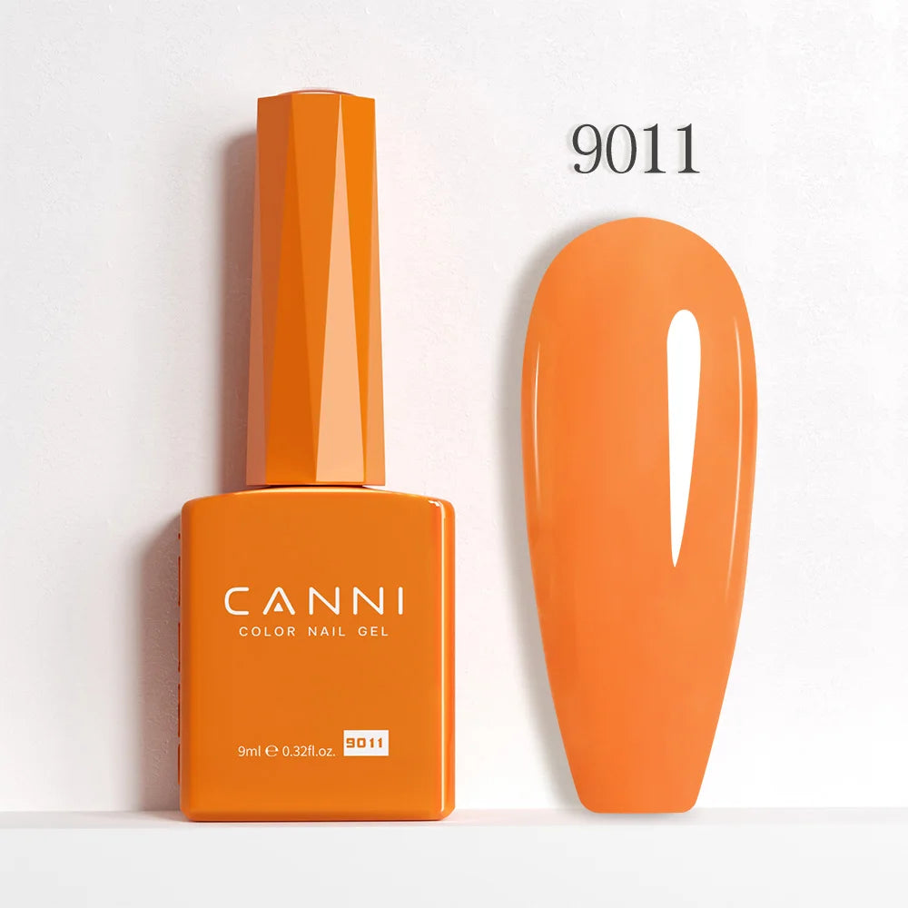 CANNI Hema Free Nail Glue Christmas Decoration Sticker Glue Semi Permanent Soak Off LED UV Nail Gel Polish Red Color Collection