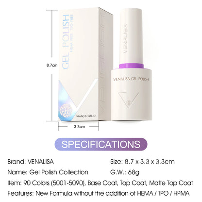 V6 VENALISA 10ml HEMA Free TPO Free Ultra Deep Red Cat Eye Magnet Nail Gel Semi-Permanent Soak Off UV LED Gel Varnish Nails
