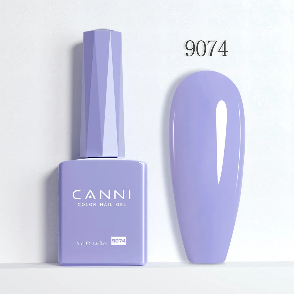 CANNI Hema Free Nail Glue Christmas Decoration Sticker Glue Semi Permanent Soak Off LED UV Nail Gel Polish Red Color Collection
