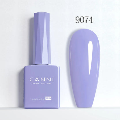 CANNI Hema Free Nail Glue Christmas Decoration Sticker Glue Semi Permanent Soak Off LED UV Nail Gel Polish Red Color Collection