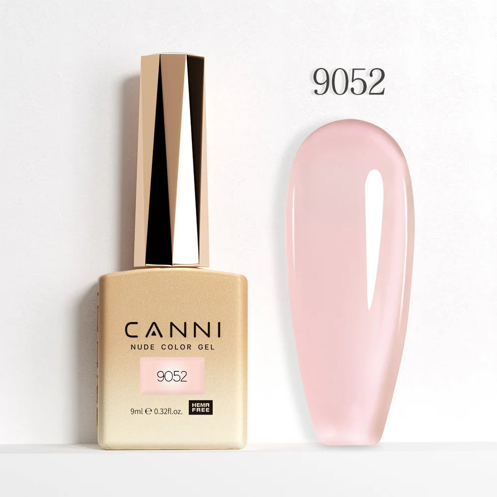 CANNI Hema Free Nail Glue Christmas Decoration Sticker Glue Semi Permanent Soak Off LED UV Nail Gel Polish Red Color Collection