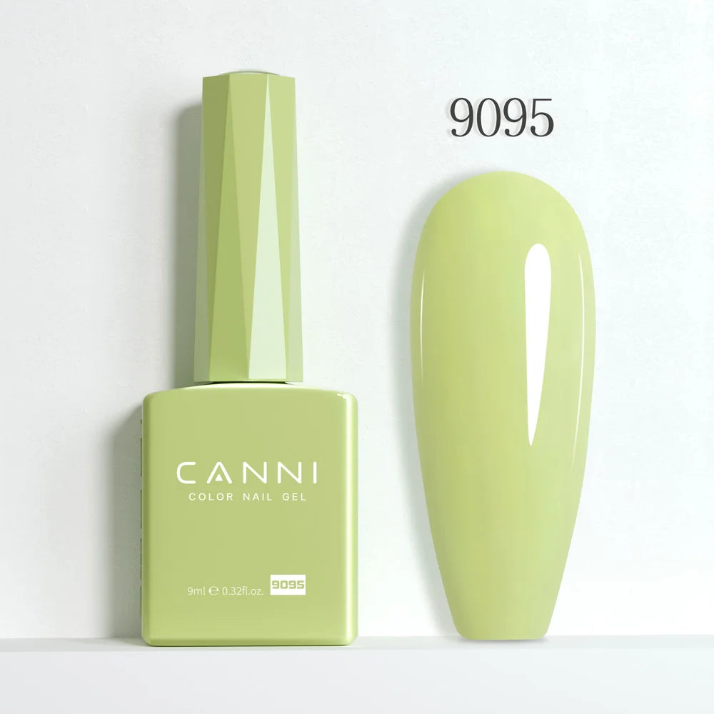 CANNI Hema Free Nail Glue Christmas Decoration Sticker Glue Semi Permanent Soak Off LED UV Nail Gel Polish Red Color Collection