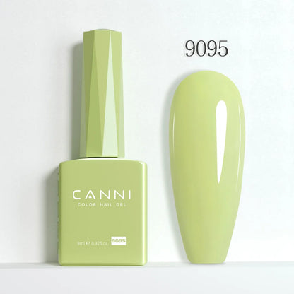 CANNI Hema Free Nail Glue Christmas Decoration Sticker Glue Semi Permanent Soak Off LED UV Nail Gel Polish Red Color Collection