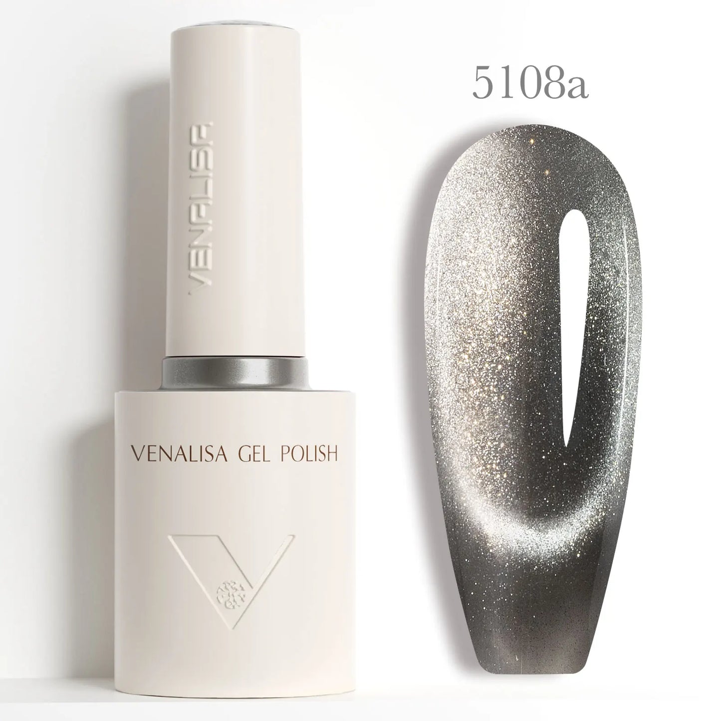 V6 VENALISA 10ml HEMA Free TPO Free Ultra Deep Red Cat Eye Magnet Nail Gel Semi-Permanent Soak Off UV LED Gel Varnish Nails