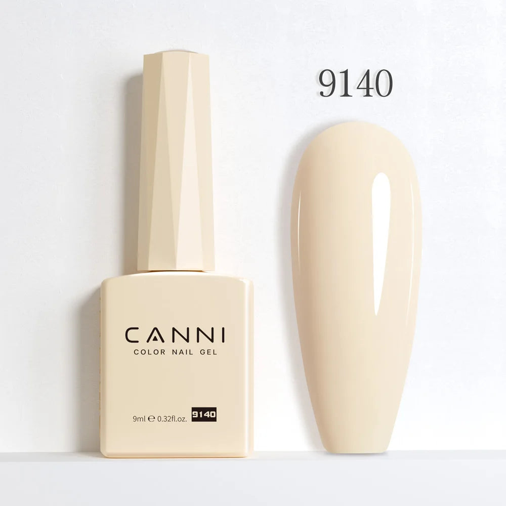 CANNI Hema Free Nail Glue Christmas Decoration Sticker Glue Semi Permanent Soak Off LED UV Nail Gel Polish Red Color Collection