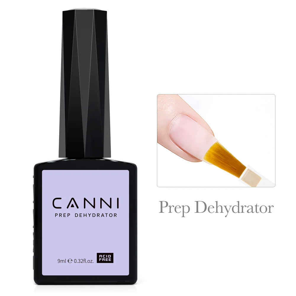 CANNI Hema Free Nail Glue Christmas Decoration Sticker Glue Semi Permanent Soak Off LED UV Nail Gel Polish Red Color Collection