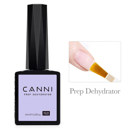 CANNI Hema Free Nail Glue Christmas Decoration Sticker Glue Semi Permanent Soak Off LED UV Nail Gel Polish Red Color Collection