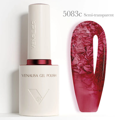 V6 VENALISA 10ml HEMA Free TPO Free Ultra Deep Red Cat Eye Magnet Nail Gel Semi-Permanent Soak Off UV LED Gel Varnish Nails