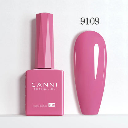 CANNI Hema Free Nail Glue Christmas Decoration Sticker Glue Semi Permanent Soak Off LED UV Nail Gel Polish Red Color Collection