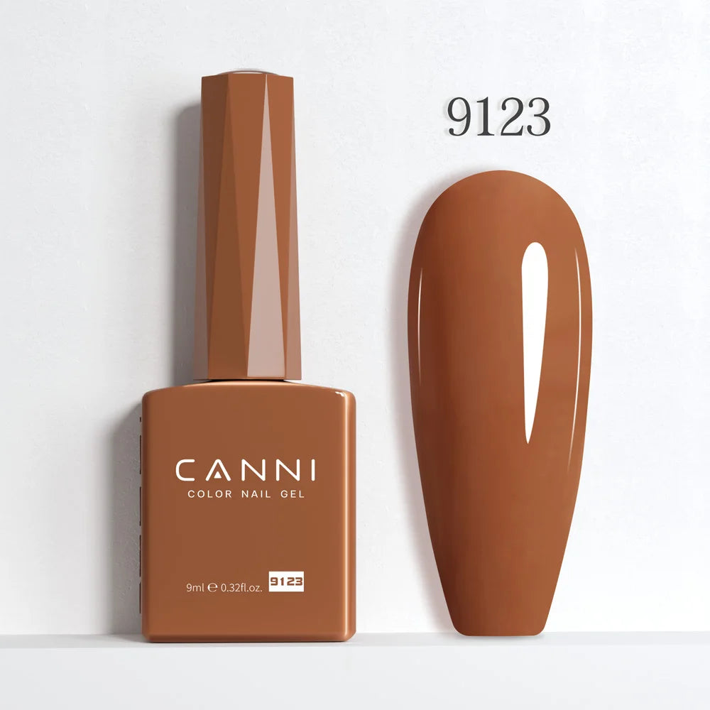 CANNI Hema Free Nail Glue Christmas Decoration Sticker Glue Semi Permanent Soak Off LED UV Nail Gel Polish Red Color Collection