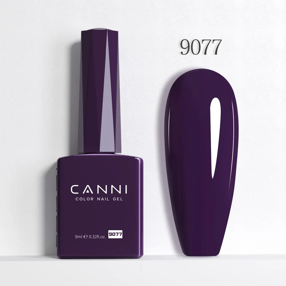 CANNI Hema Free Nail Glue Christmas Decoration Sticker Glue Semi Permanent Soak Off LED UV Nail Gel Polish Red Color Collection