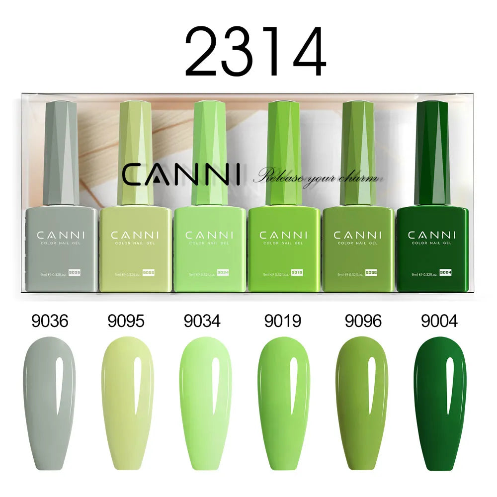 CANNI HEMA TPO FREE 9ml BIAB Colorful Rubber Base Gel UV Construction Quick Builder Nail Gel Polish Kit Self Leveling French Nails