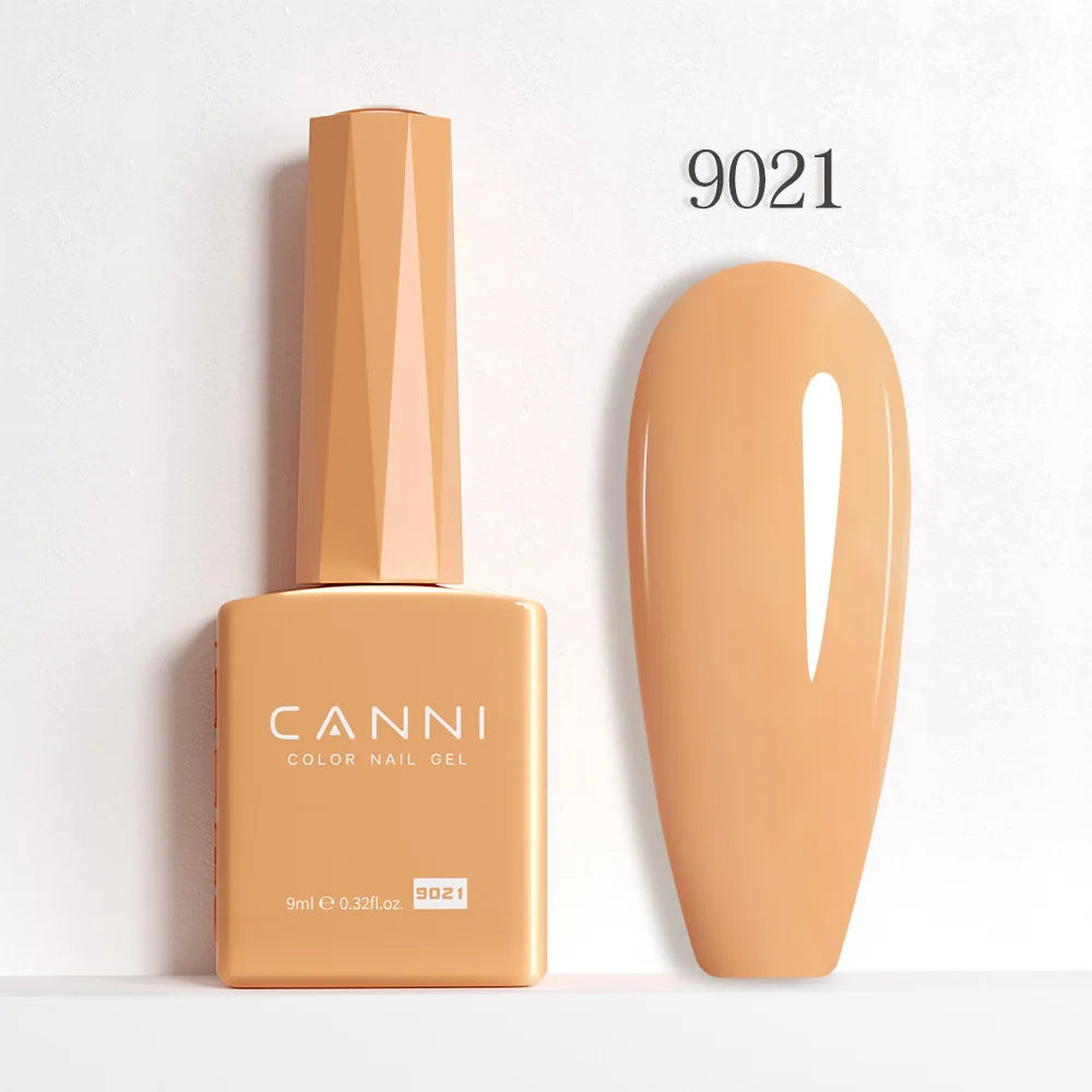 CANNI Hema Free Nail Glue Christmas Decoration Sticker Glue Semi Permanent Soak Off LED UV Nail Gel Polish Red Color Collection