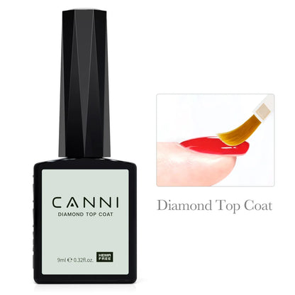 CANNI Hema Free Nail Glue Christmas Decoration Sticker Glue Semi Permanent Soak Off LED UV Nail Gel Polish Red Color Collection