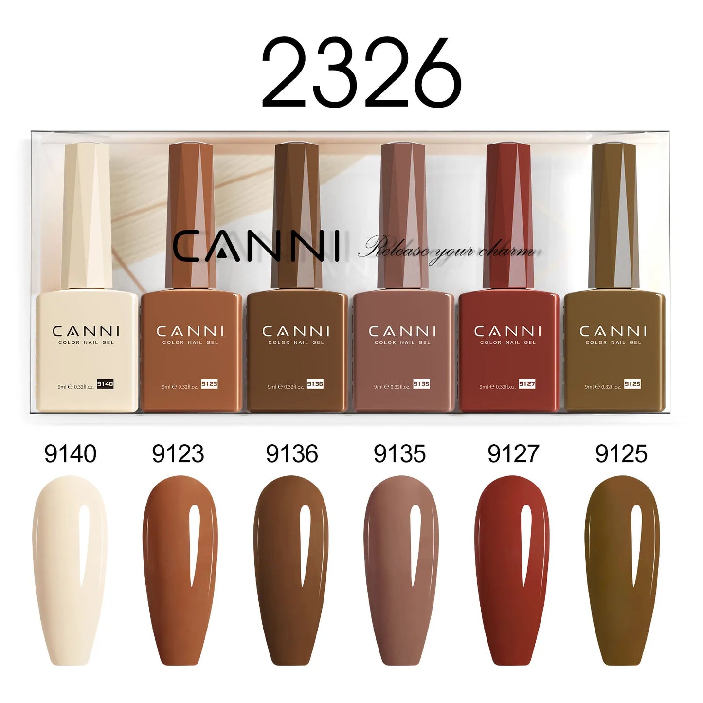 CANNI HEMA TPO FREE 9ml BIAB Colorful Rubber Base Gel UV Construction Quick Builder Nail Gel Polish Kit Self Leveling French Nails