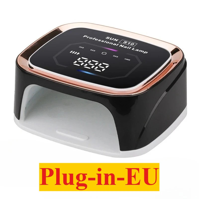 Lampe UV LED professionnelle RECHARGABLE pour séchage des ongles, écran HD, lampe  intelligente sans fil pour séchage rapide et durcissement de tous les vernis gel. Utilisation enfichable.