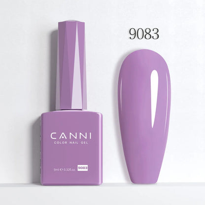 CANNI Hema Free Nail Glue Christmas Decoration Sticker Glue Semi Permanent Soak Off LED UV Nail Gel Polish Red Color Collection
