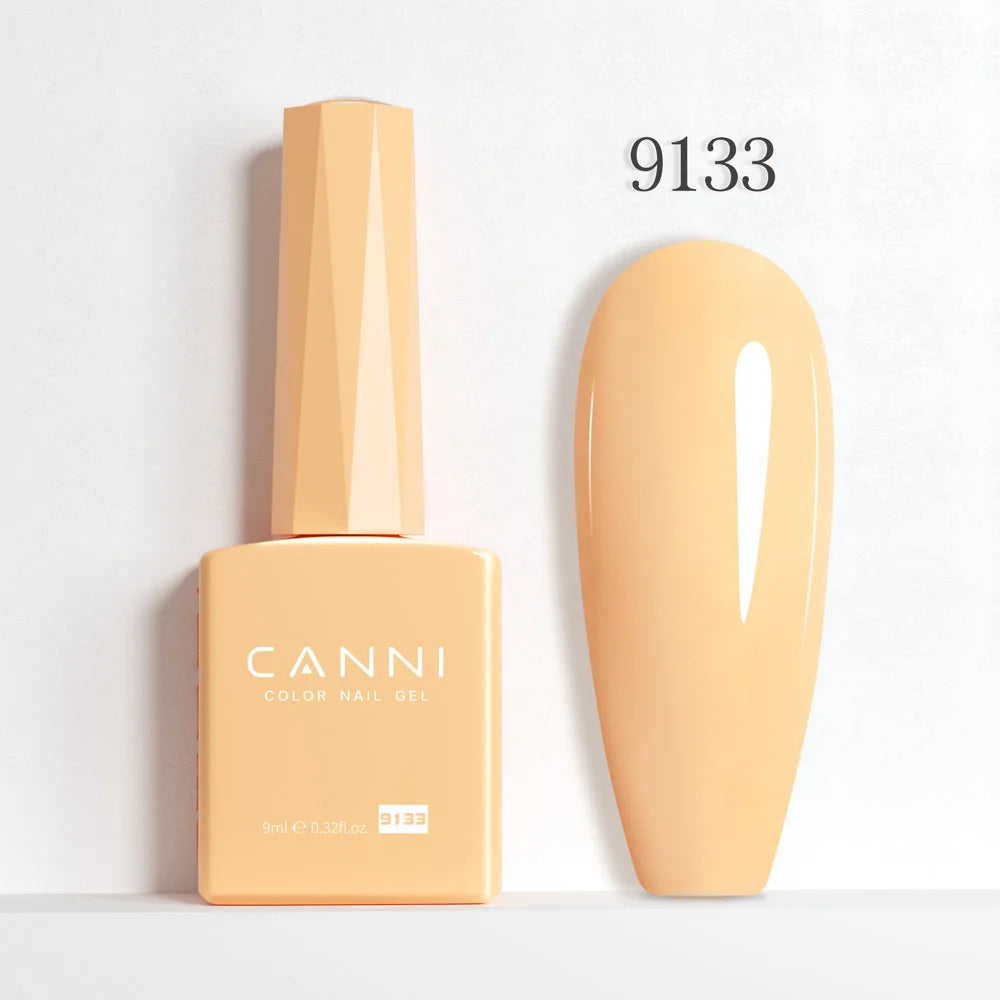CANNI Hema Free Nail Glue Christmas Decoration Sticker Glue Semi Permanent Soak Off LED UV Nail Gel Polish Red Color Collection