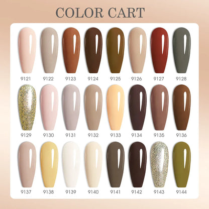 CANNI Hema Free Nail Glue Christmas Decoration Sticker Glue Semi Permanent Soak Off LED UV Nail Gel Polish Red Color Collection