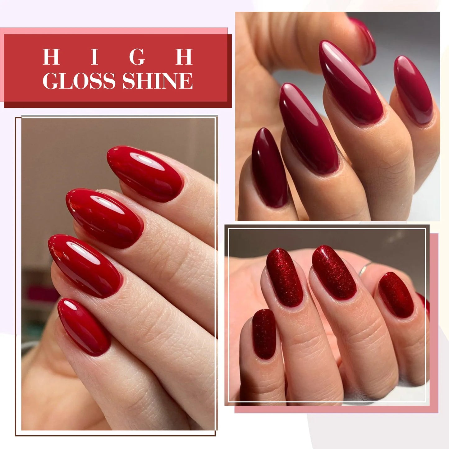 6pcs/kit CANNI HEMA TPO FREE Nail Gel Polish Set Gorgeous Color Semi Permanent Soak off UV LED Gel Nail Varnish Christmas Gift
