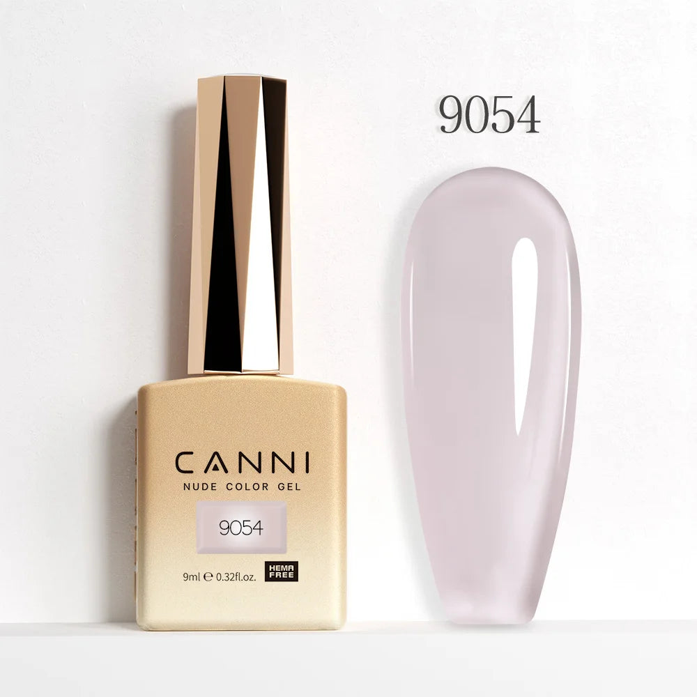 CANNI Hema Free Nail Glue Christmas Decoration Sticker Glue Semi Permanent Soak Off LED UV Nail Gel Polish Red Color Collection