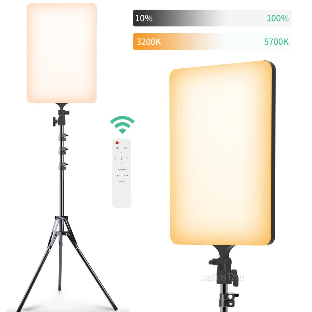 RING LGHIT PROFESSIONNELLE Lampe de remplissage LED, panneau lumineux vidéo tricolore 2700k-7500k, éclairage de photographie