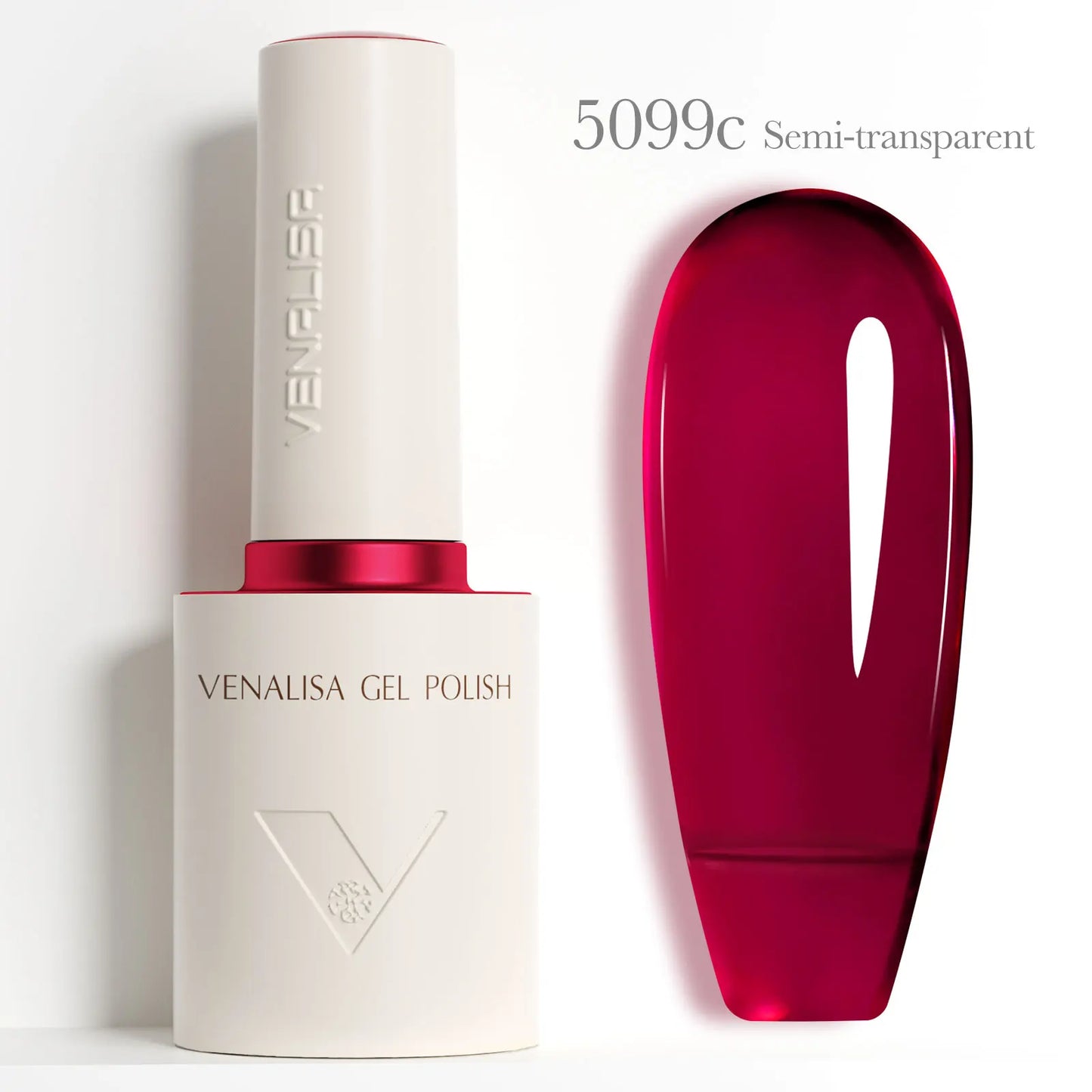 V6 VENALISA 10ml HEMA Free TPO Free Ultra Deep Red Cat Eye Magnet Nail Gel Semi-Permanent Soak Off UV LED Gel Varnish Nails
