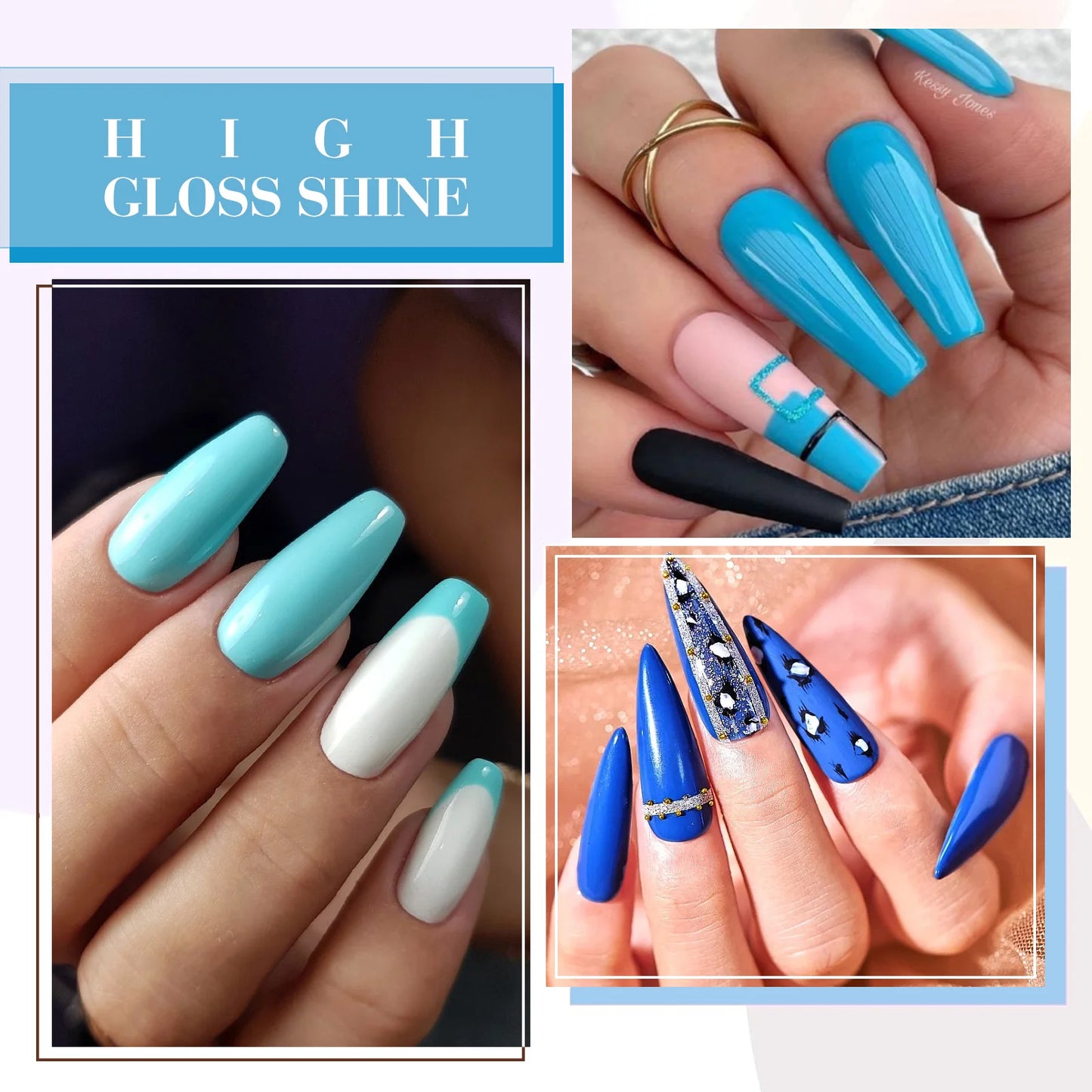 6pcs/kit CANNI HEMA TPO FREE Nail Gel Polish Set Gorgeous Color Semi Permanent Soak off UV LED Gel Nail Varnish Christmas Gift