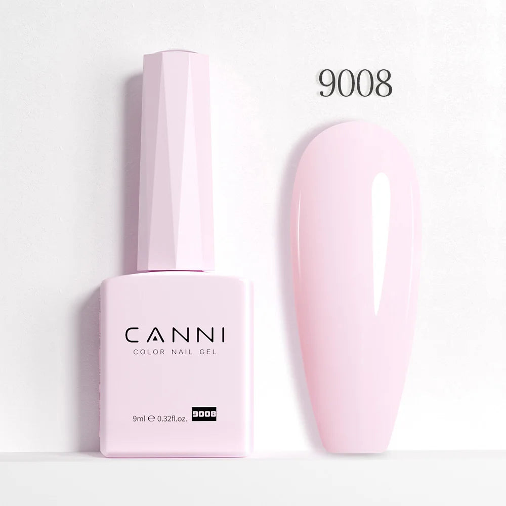 CANNI Hema Free Nail Glue Christmas Decoration Sticker Glue Semi Permanent Soak Off LED UV Nail Gel Polish Red Color Collection