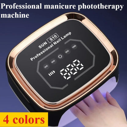 Lampe UV LED professionnelle RECHARGABLE pour séchage des ongles, écran HD, lampe  intelligente sans fil pour séchage rapide et durcissement de tous les vernis gel. Utilisation enfichable.
