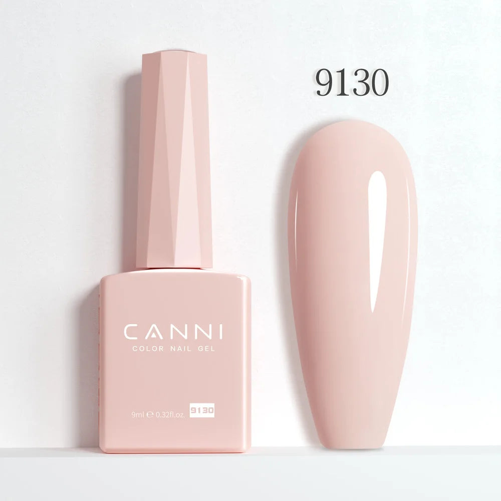 CANNI Hema Free Nail Glue Christmas Decoration Sticker Glue Semi Permanent Soak Off LED UV Nail Gel Polish Red Color Collection