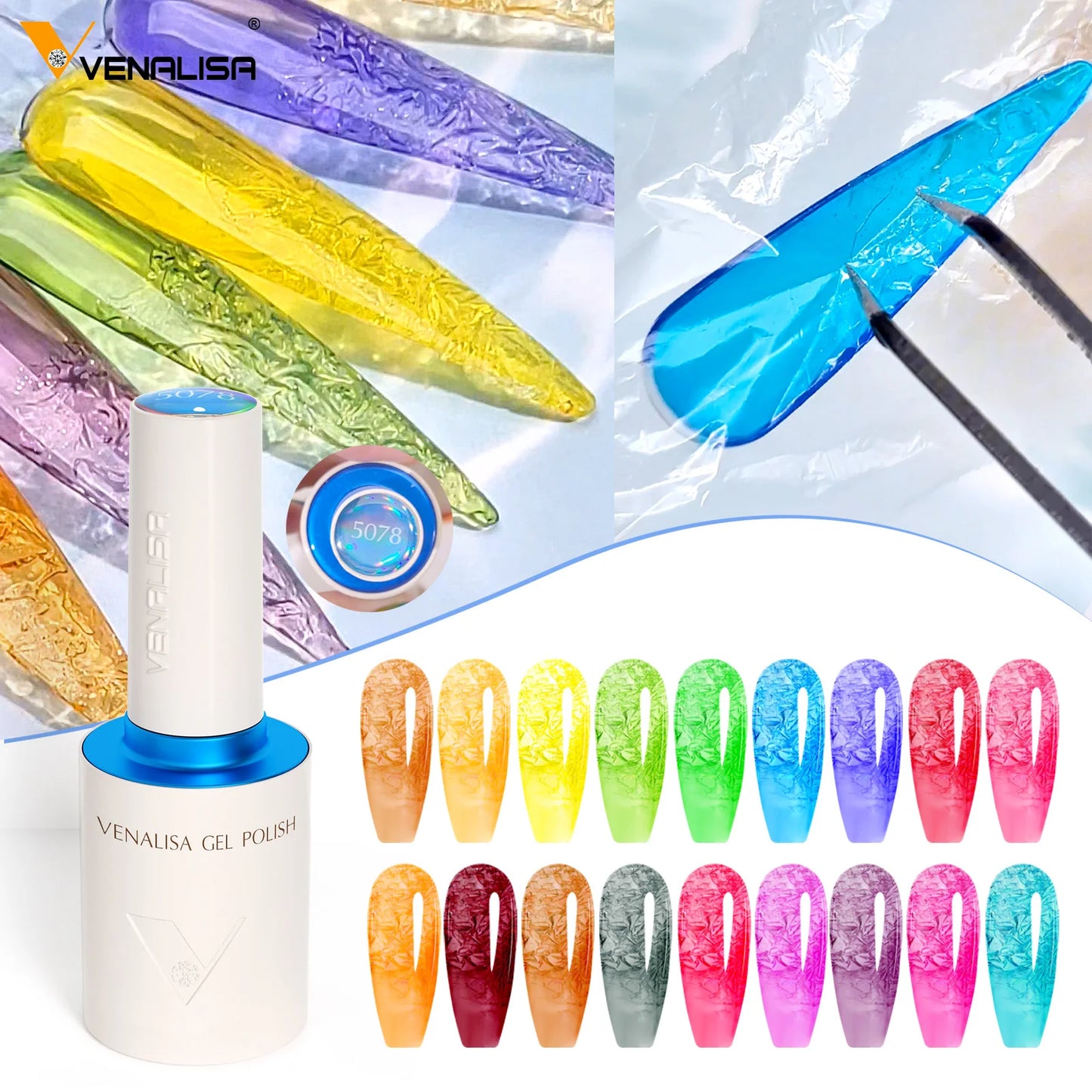 V6 VENALISA 10ml HEMA Free TPO Free Ultra Deep Red Cat Eye Magnet Nail Gel Semi-Permanent Soak Off UV LED Gel Varnish Nails