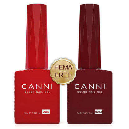 6pcs/kit CANNI HEMA TPO FREE Nail Gel Polish Set Gorgeous Color Semi Permanent Soak off UV LED Gel Nail Varnish Christmas Gift