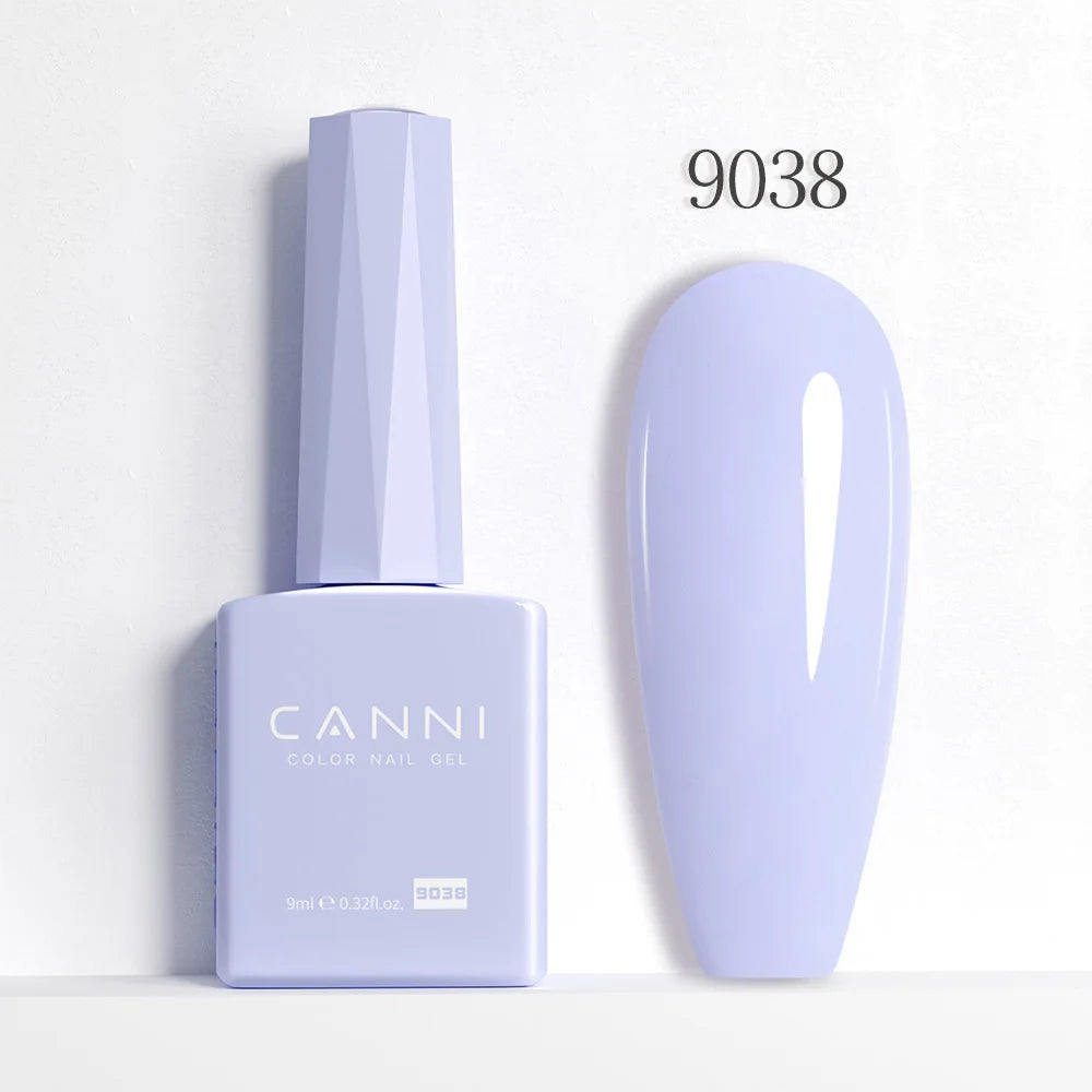CANNI Hema Free Nail Glue Christmas Decoration Sticker Glue Semi Permanent Soak Off LED UV Nail Gel Polish Red Color Collection