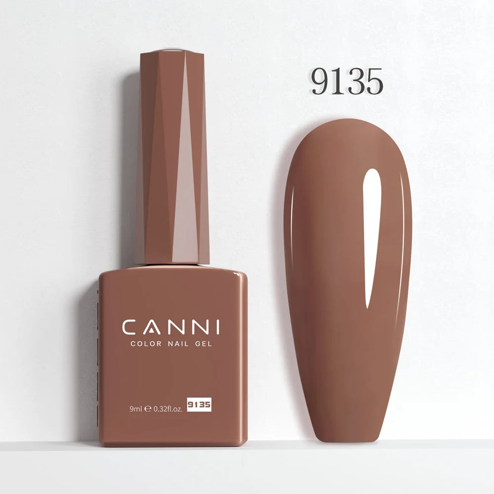 CANNI Hema Free Nail Glue Christmas Decoration Sticker Glue Semi Permanent Soak Off LED UV Nail Gel Polish Red Color Collection