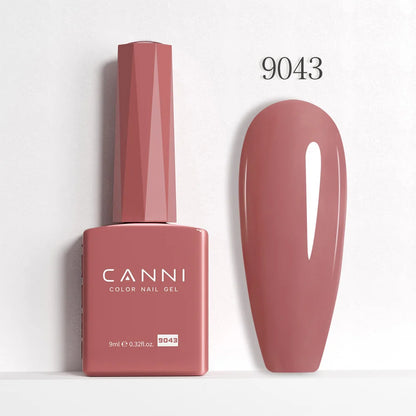 CANNI Hema Free Nail Glue Christmas Decoration Sticker Glue Semi Permanent Soak Off LED UV Nail Gel Polish Red Color Collection