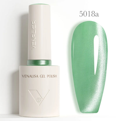 V6 VENALISA 10ml HEMA Free TPO Free Ultra Deep Red Cat Eye Magnet Nail Gel Semi-Permanent Soak Off UV LED Gel Varnish Nails