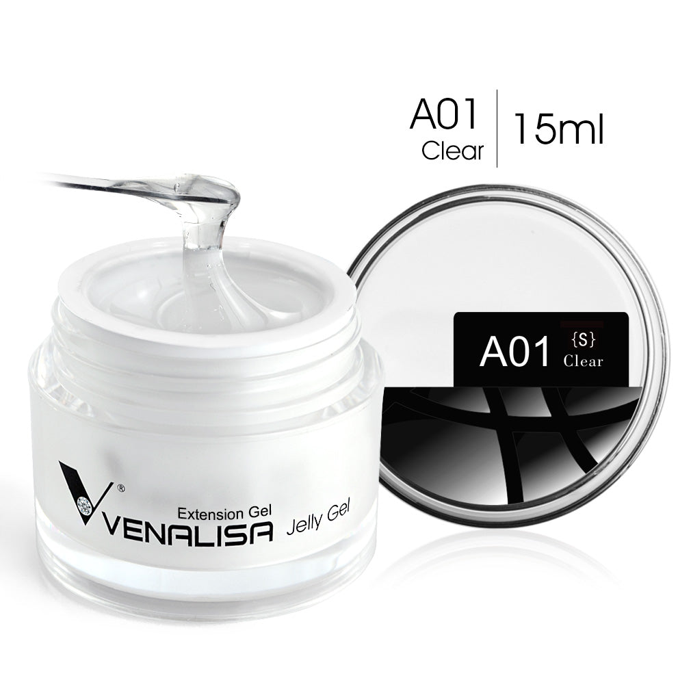 Hard Jelly Builder Nail Extend Gel Venalisa Poly Nail Gel 15ml Nail Art French Gel Gum Clear Camouflage UV Construction Gel