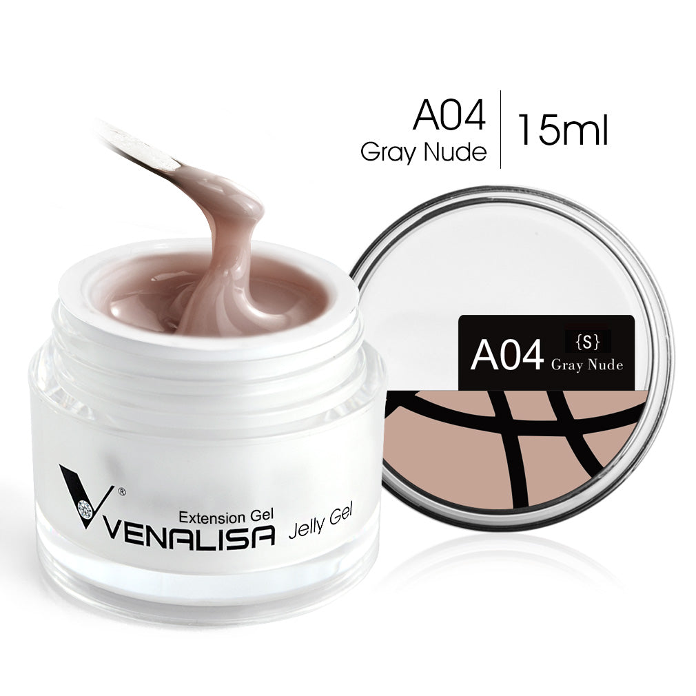 Hard Jelly Builder Nail Extend Gel Venalisa Poly Nail Gel 15ml Nail Art French Gel Gum Clear Camouflage UV Construction Gel
