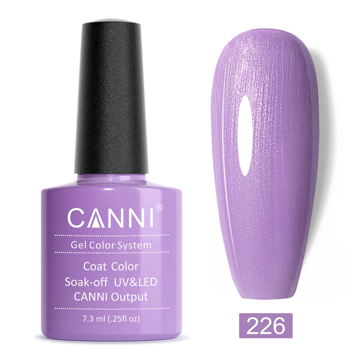 CANNI Gel Varnish Color ref128-227 Series UV LED Lamp 7.3ml