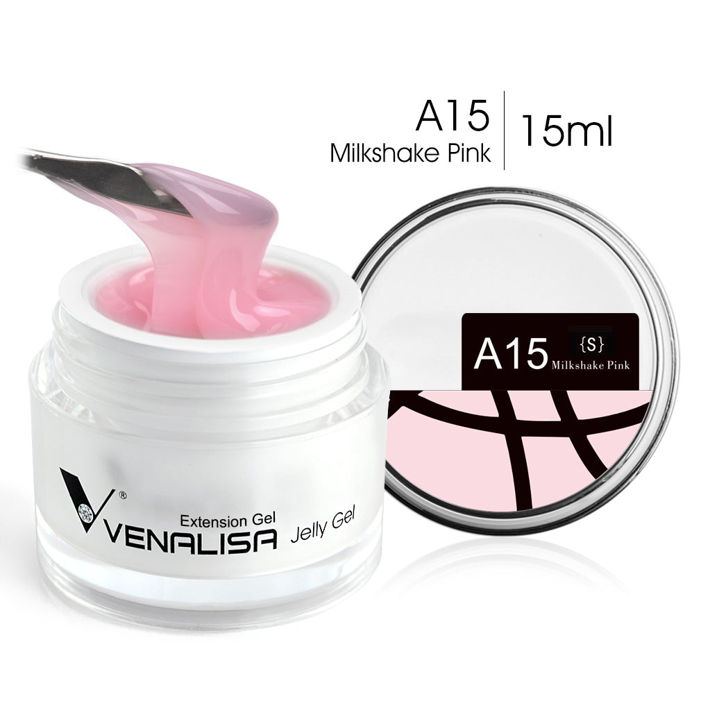 Hard Jelly Builder Nail Extend Gel Venalisa Poly Nail Gel 15ml Nail Art French Gel Gum Clear Camouflage UV Construction Gel