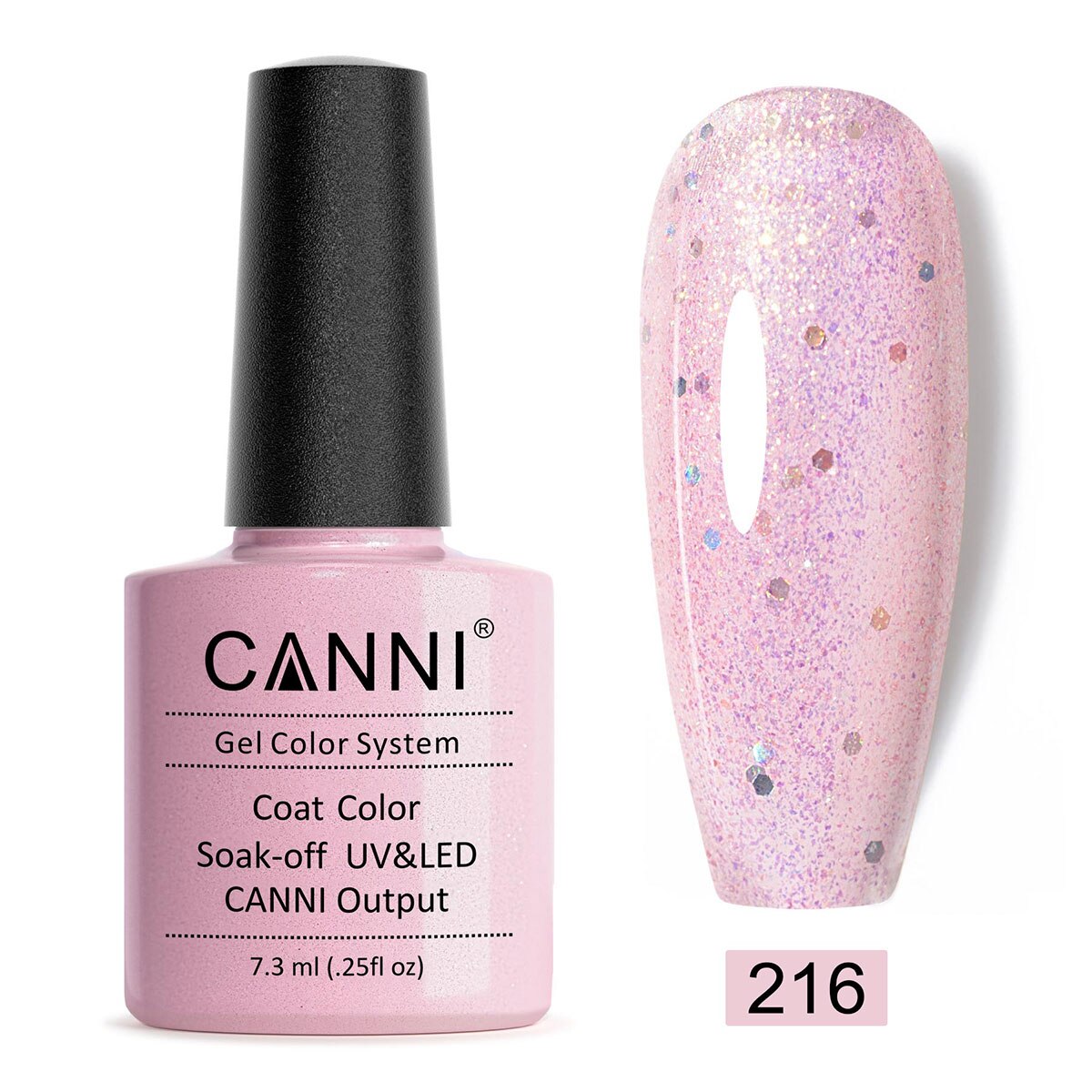 CANNI Gel Varnish Color ref128-227 Series UV LED Lamp 7.3ml