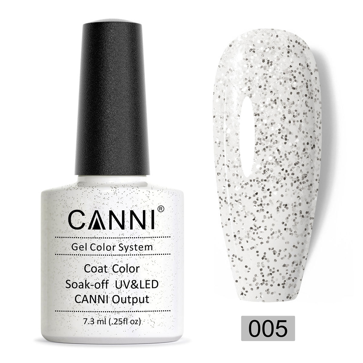 CANNI Gel Varnish Color ref 001-100 Series UV LED Lamp 7.3ml