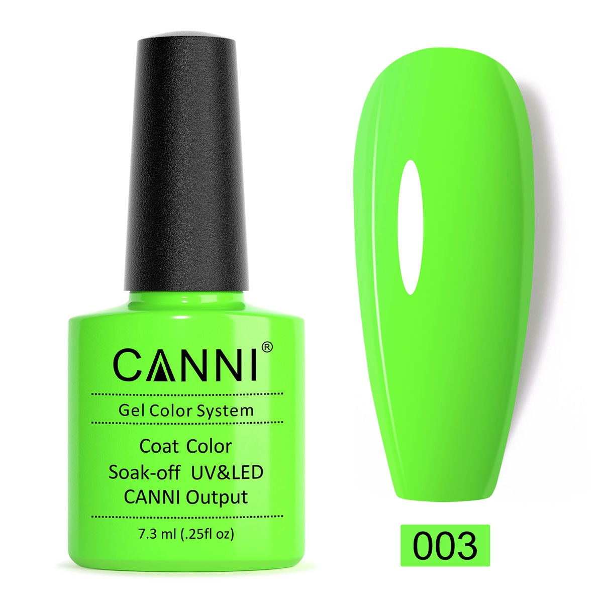CANNI Gel Varnish Color ref 001-100 Series UV LED Lamp 7.3ml